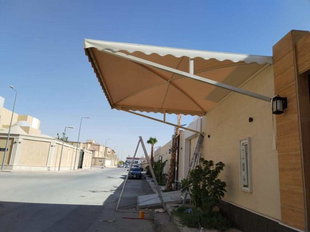 مظلات قماش خارجية