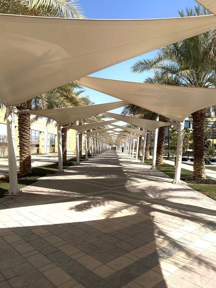 مظلات شد إنشائي الرياض