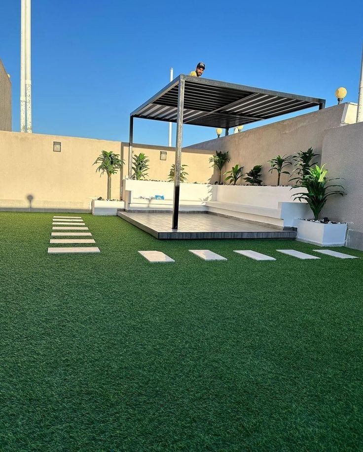 أشكال برجولات حديثة للمنازل الصغيرة